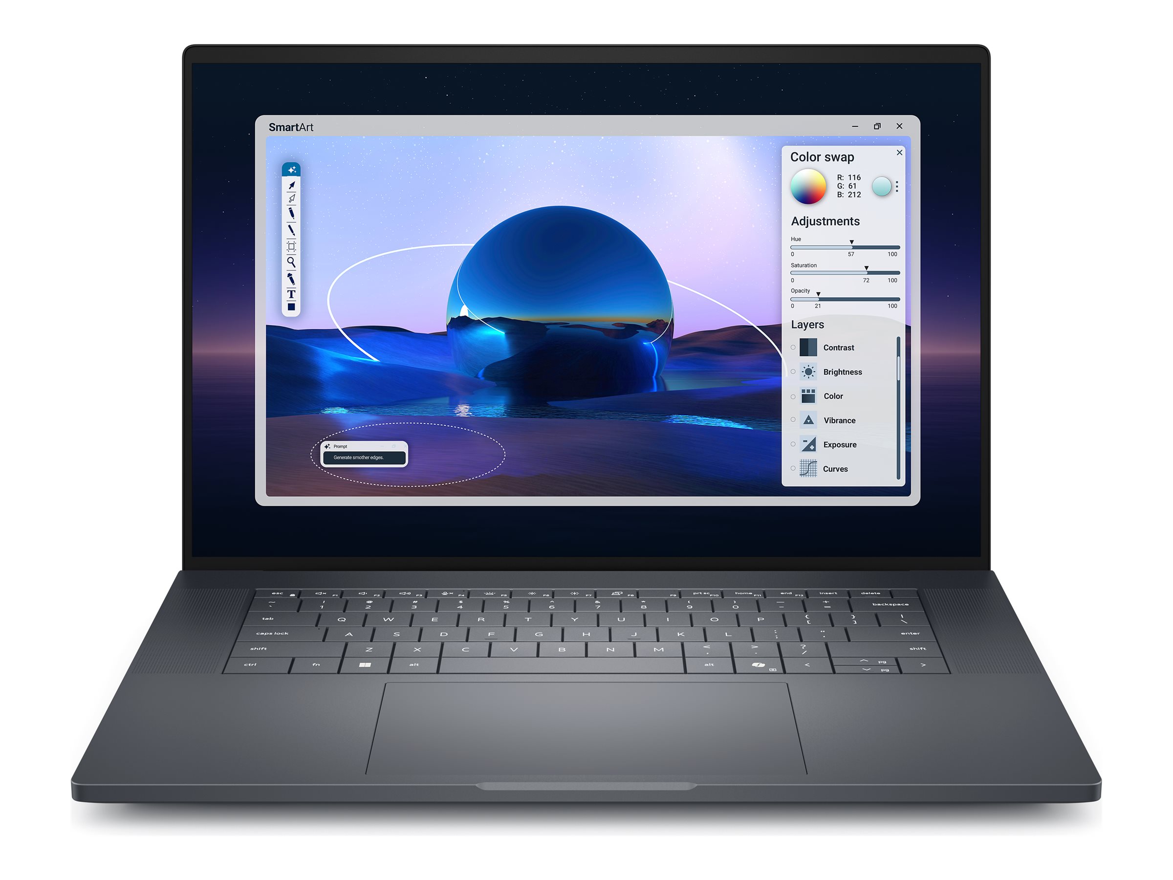 DELL Pro Max Premium 16 MA16250 Intel Core Ultra 7 265H 40,64cm 16Zoll FHD 32GB 1TB SSD Nvidia RTX 1000 WLAN W11P 3Y ProSpt