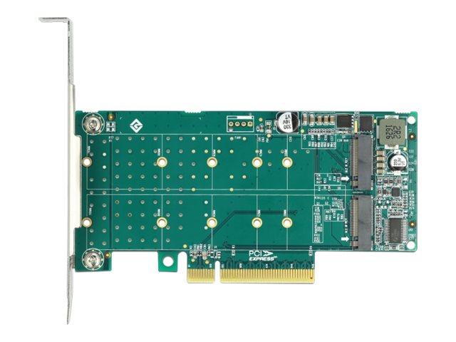Delock PCI Express x8 Karte zu 2 x intern NVMe M2 Key M Bifurcation