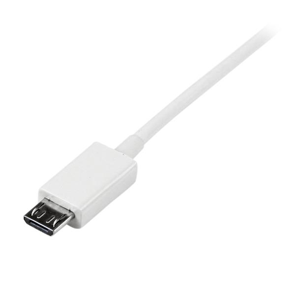 STARTECHCOM 2m White Micro USB Cable A to Micro B