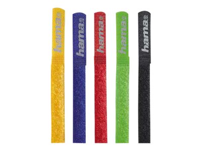 Hama Klettkabelbinder farbsortiert 21,5 cm x 1,6 cm