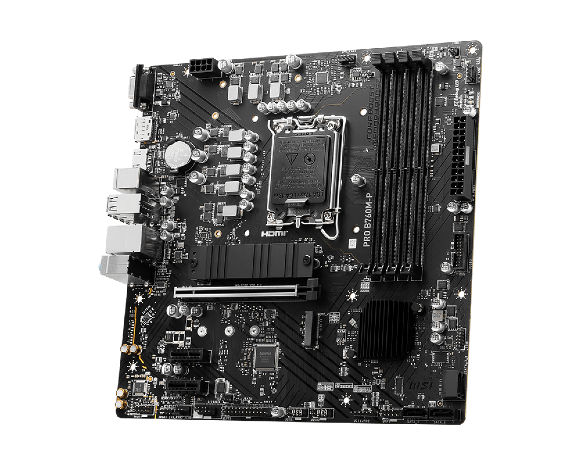 MSI PRO B760MP LGA1700 mATX MB 4xDDR5 4xSATA 2xM2