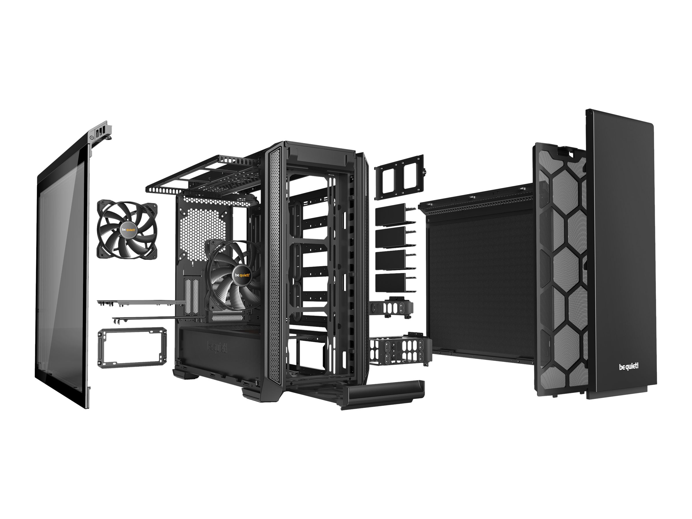 BE QUIET SILENT BASE 601 Window Black Midi Tower mit Sichtfenster