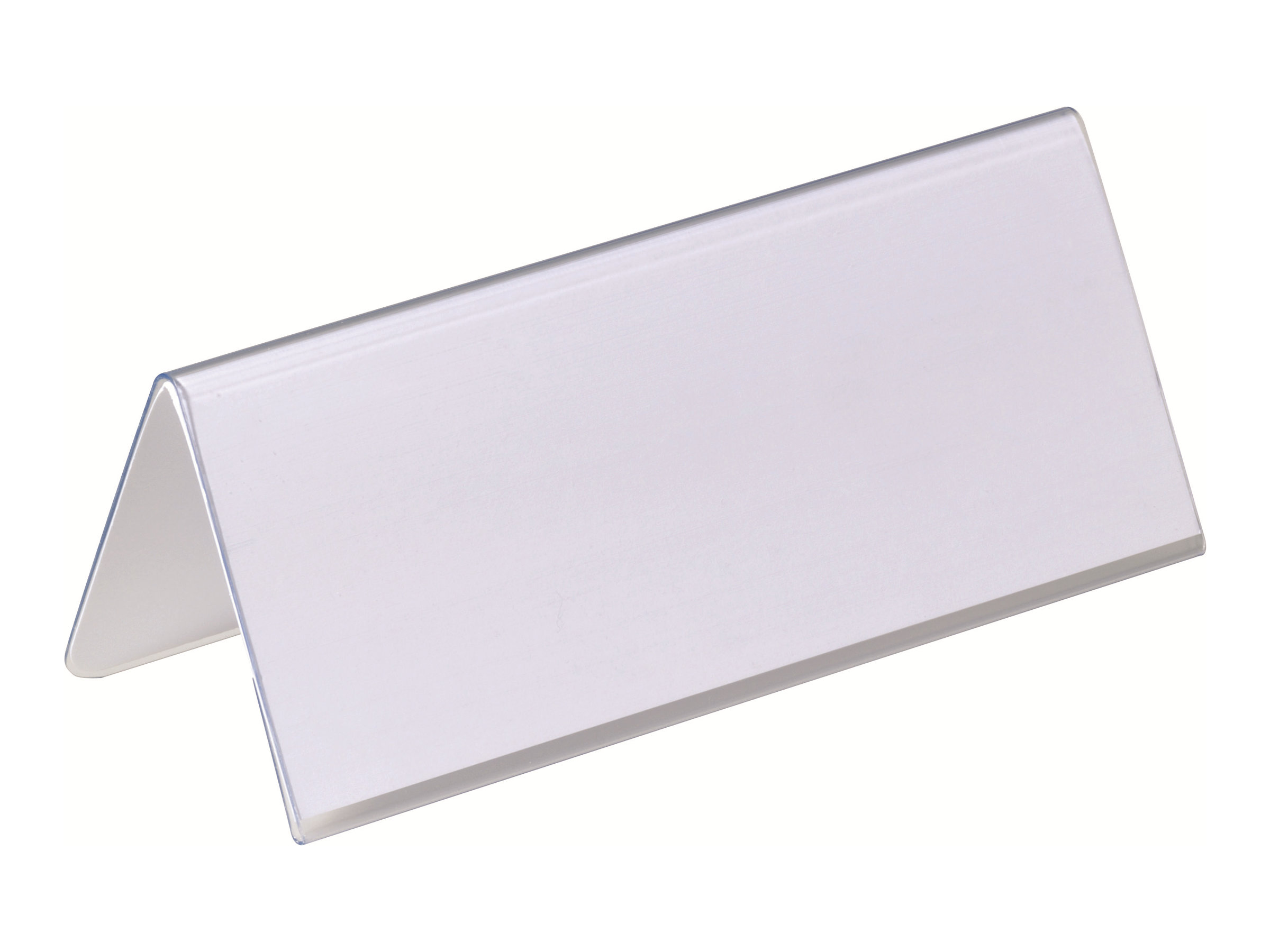 DURABLE Tischnamensschilder 8050-19 transparent 15,0 x 6,1 cm, 25 St. DURABLE Tischnamensschilder 8050-19 transparent 15,0 x 6,1 cm, 25 St.