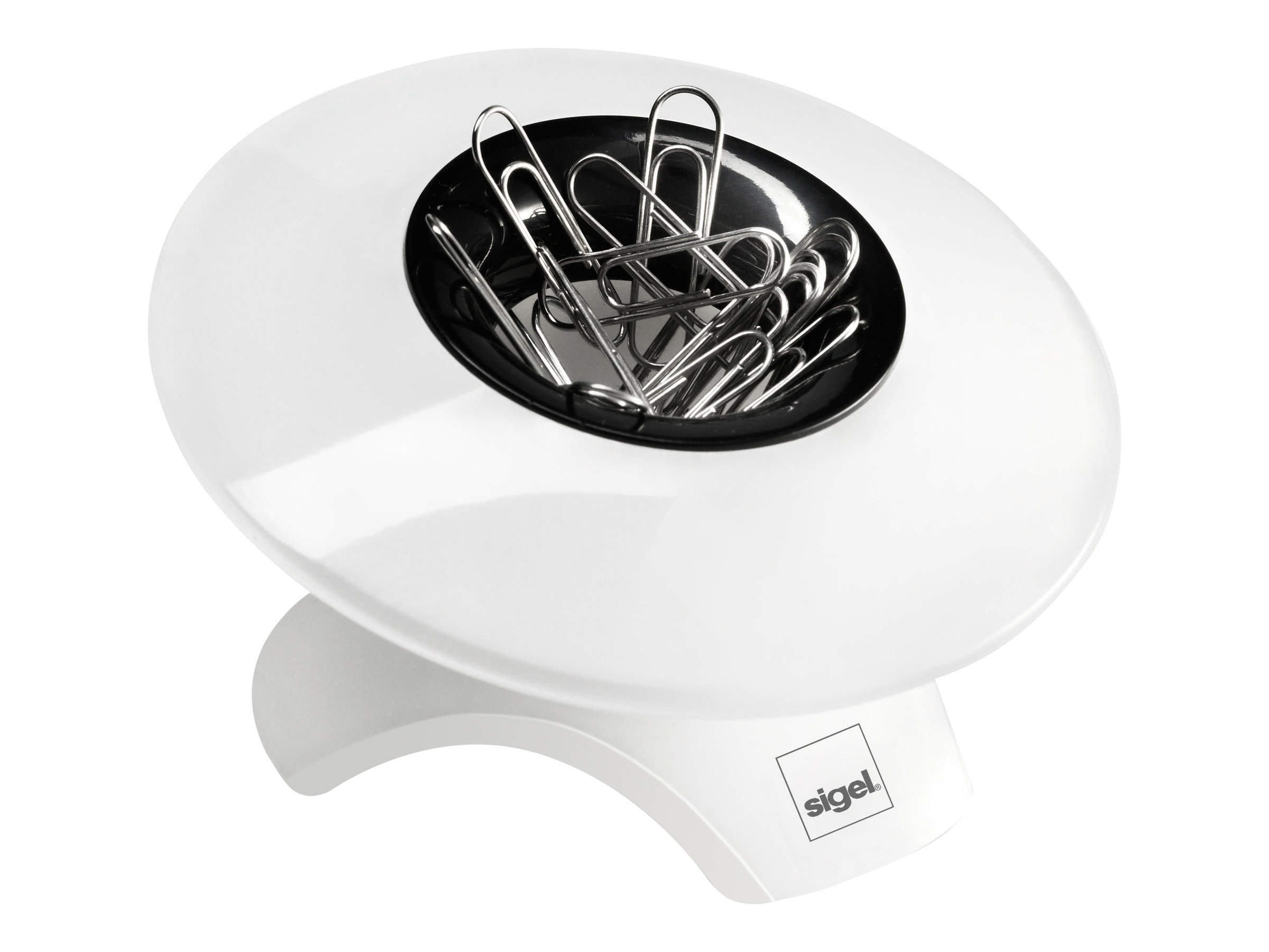 SIGEL Bueroklammerspender eyestyle® weiss SIGEL Bueroklammerspender eyestyle® weiss