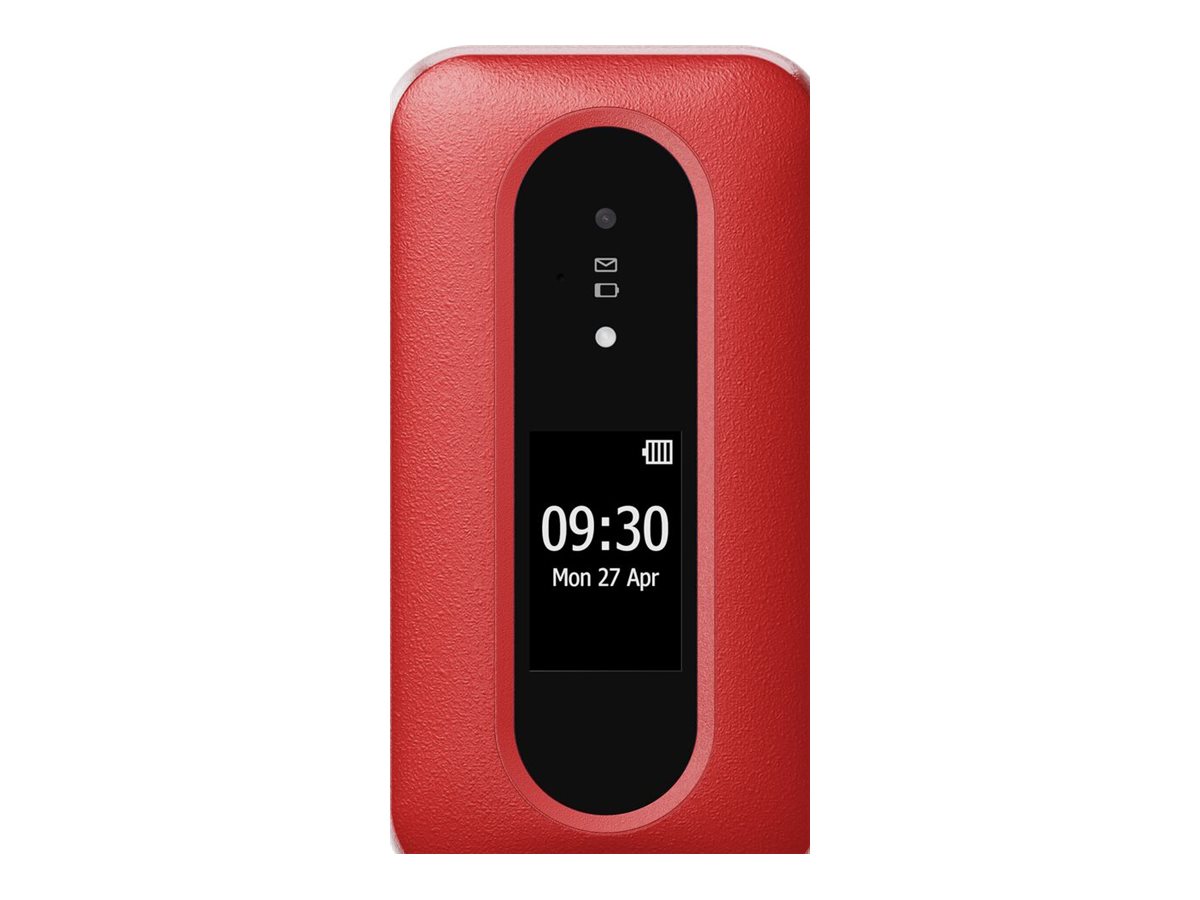 Doro Leva L30 4G, Grosstastenklapphandy, rot-weiss Doro Leva L30 4G, Grosstastenklapphandy, rot-weiss