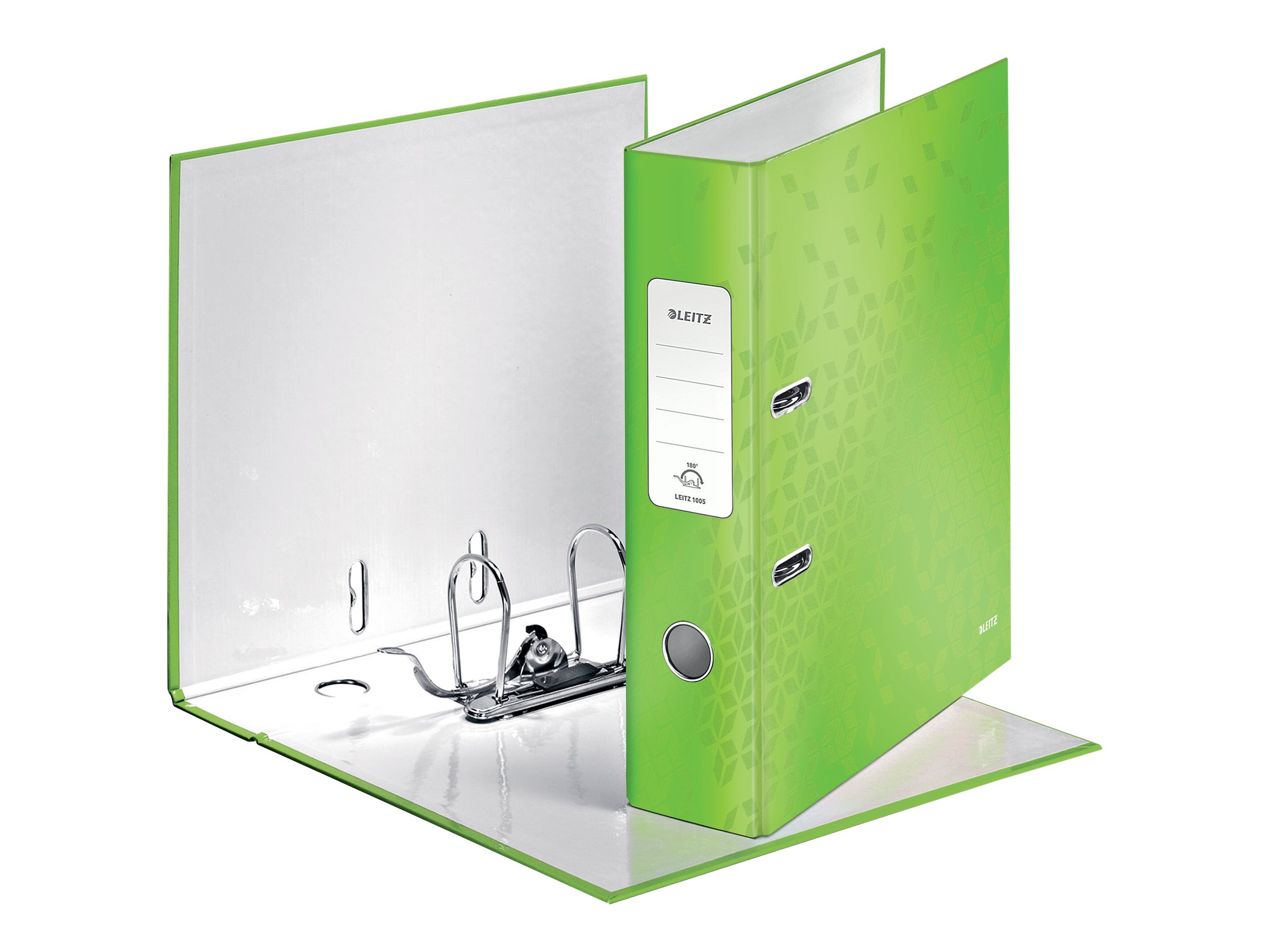 LEITZ Ordner gruen Karton 8,0 cm DIN A4