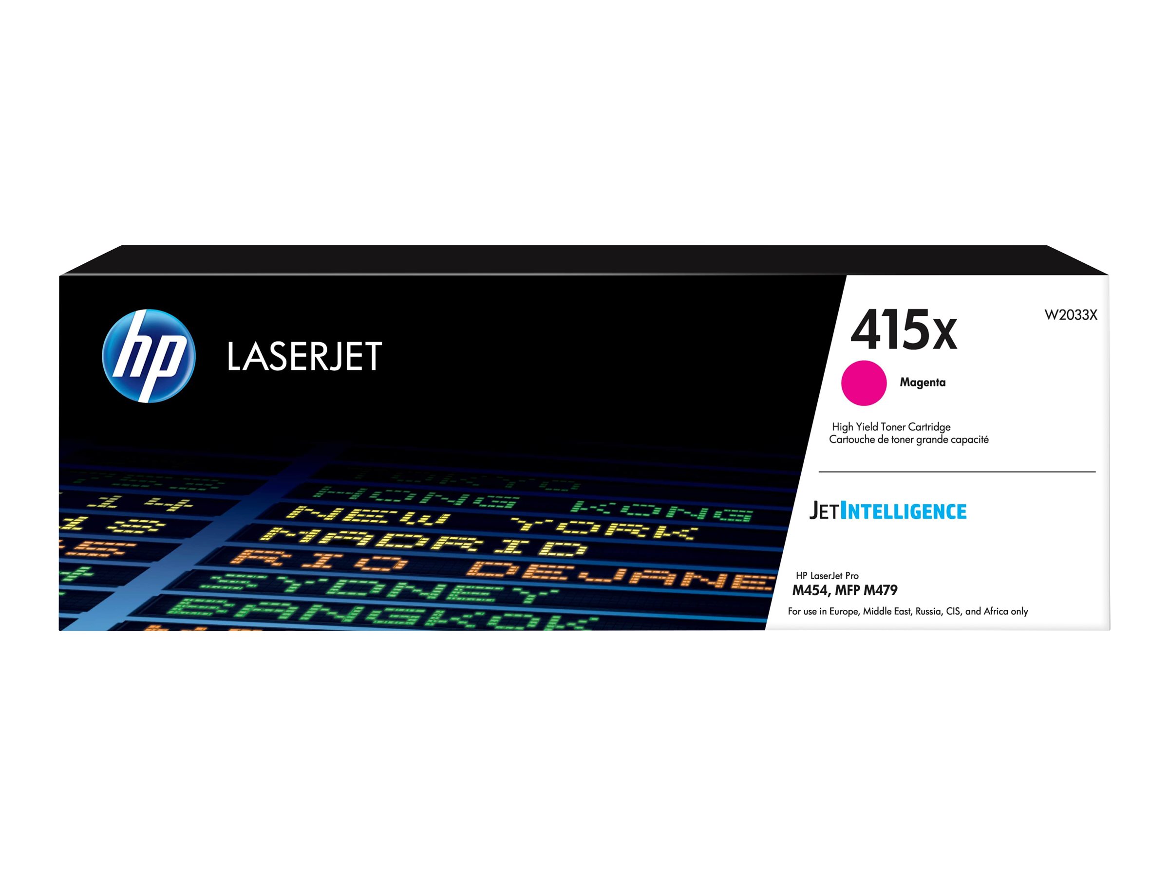 HP 415X Magenta LaserJet Toner Cartridge HP 415X Magenta LaserJet Toner Cartridge