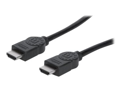 MANHATTAN High Speed HDMI-Kabel ARC 3D 4K30Hz HDMI-Stecker auf HDMI-Stecker geschirmt schwarz 1m MANHATTAN High Speed HDMI-Kabel ARC 3D 4K30Hz HDMI-Stecker auf HDMI-Stecker geschirmt schwarz 1m