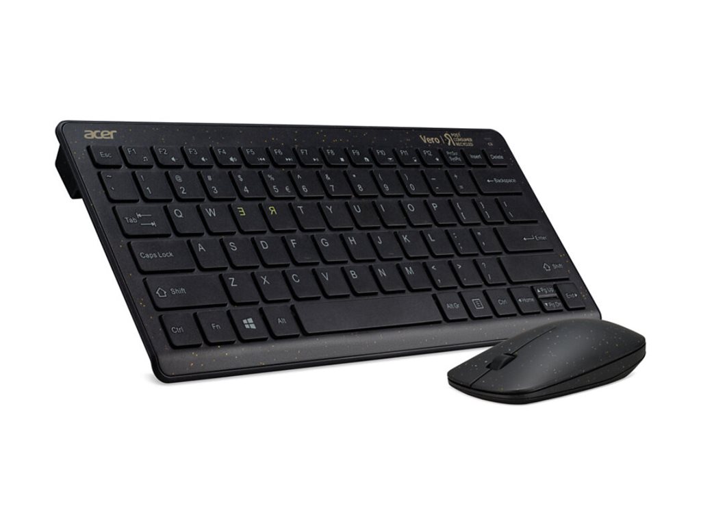 acer Vero Combo AAK125 antimikrobielle Tastatur-Maus-Set kabellos schwarz