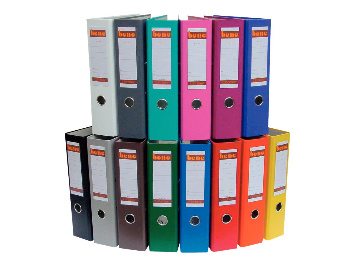 20 bene No1 POWER Ordner farbsortiert Kunststoff 8,0 cm DIN A4 20 bene No1 POWER Ordner farbsortiert Kunststoff 8,0 cm DIN A4