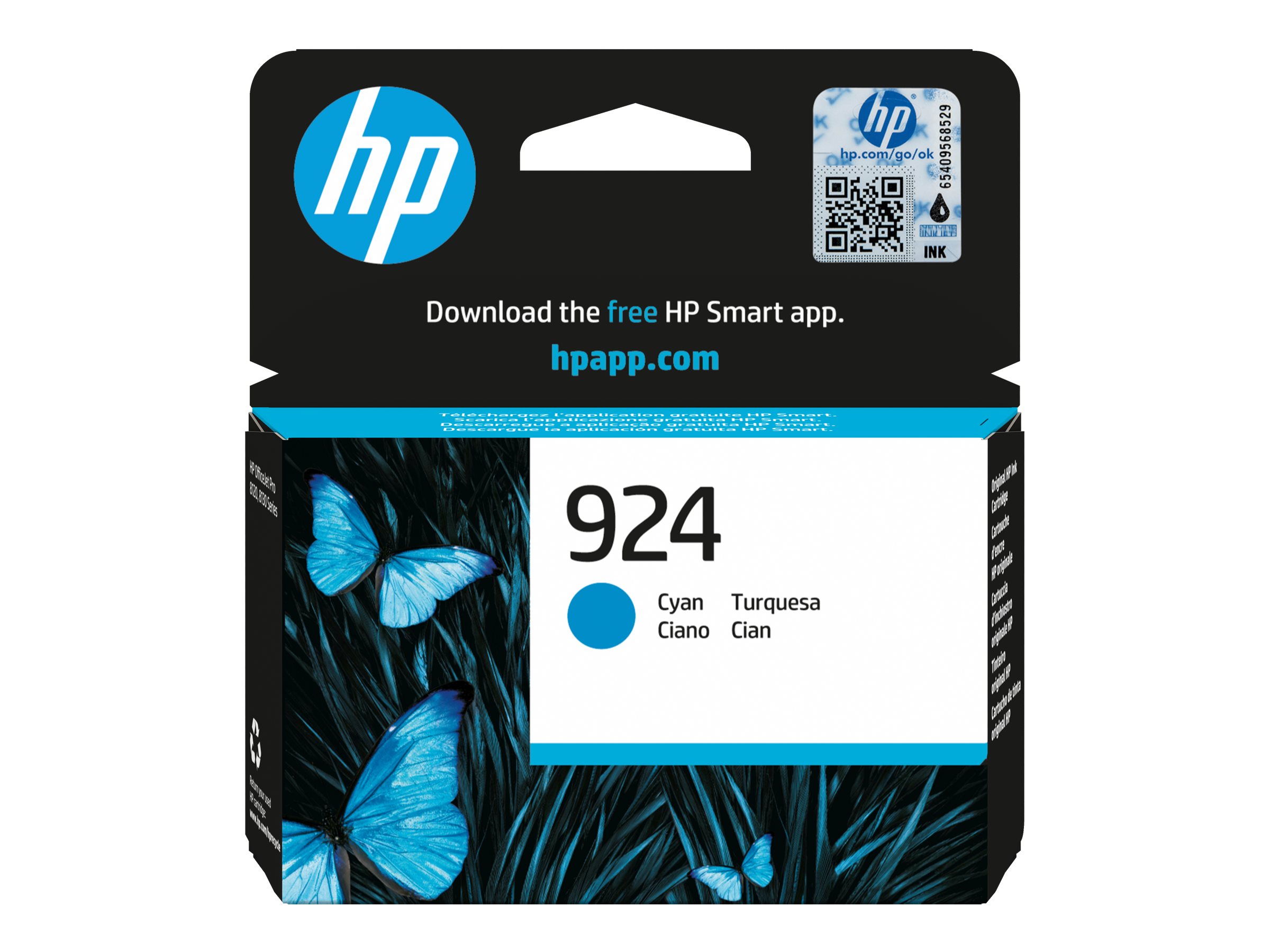 HP 9244K0U3NE cyan Druckerpatrone