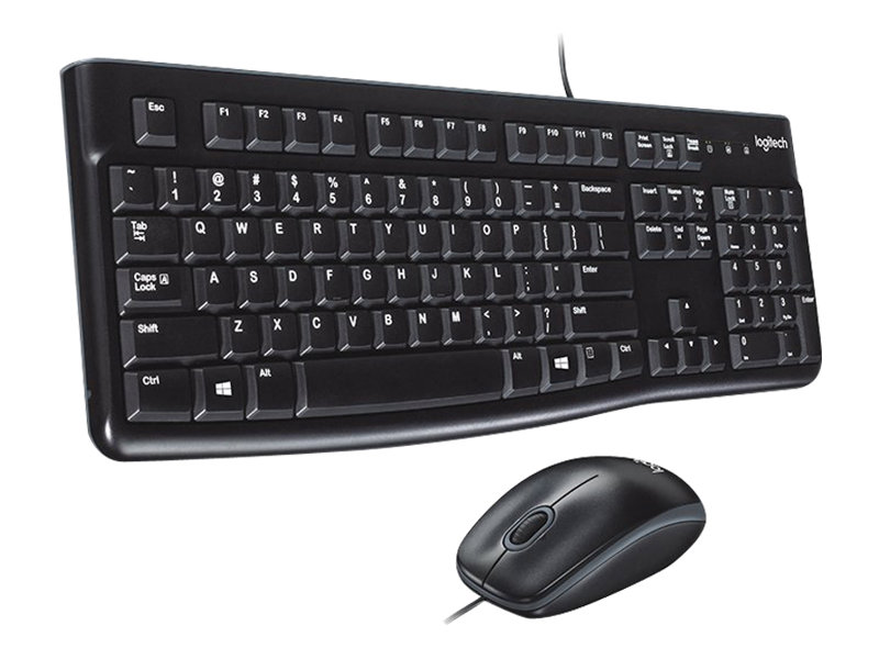 Logitech MK120 - Tastatur und Maus - kabelgebunden DE - schwarz