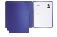 PAGNA Bewerbungsmappe SOLO DIN A4 blau, 1 St