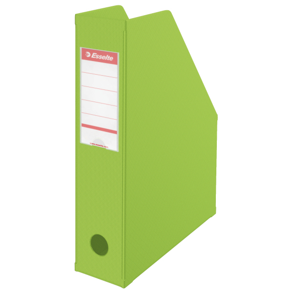 10 Esselte Stehsammler 56006 gruen Kunststoff, DIN A4