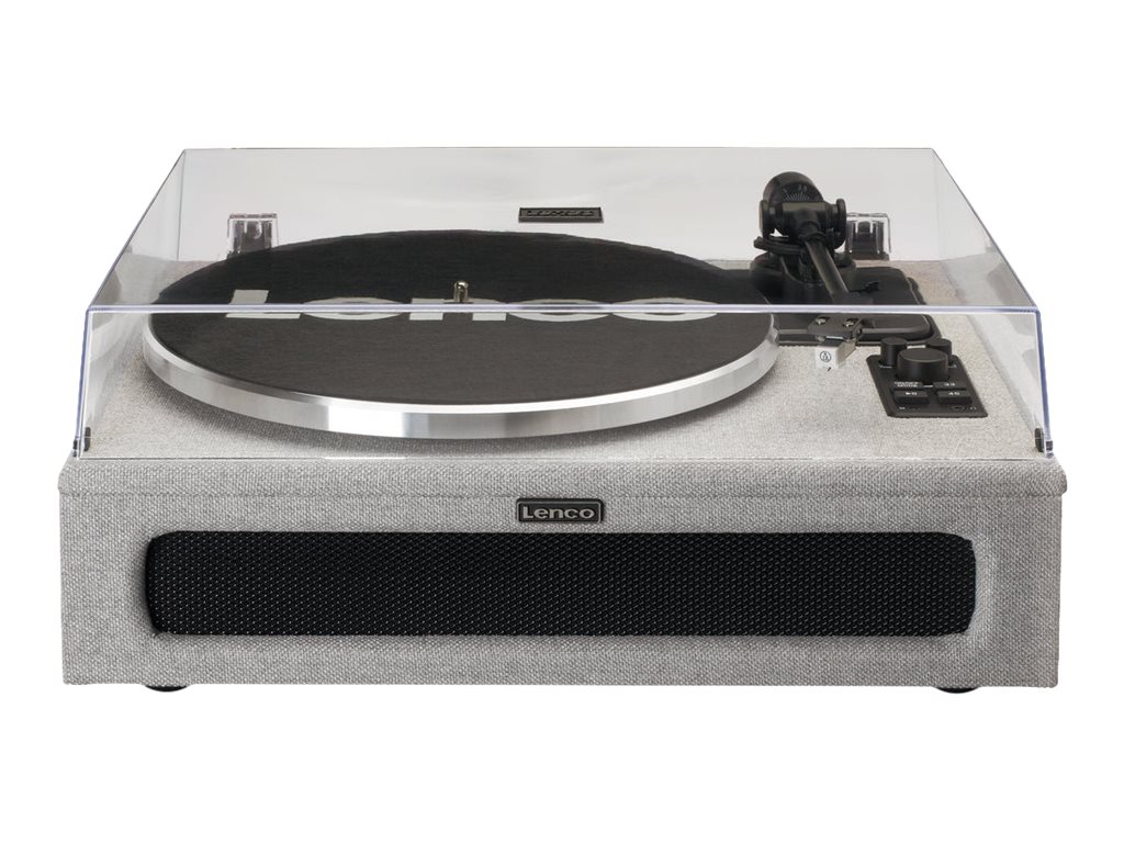 LENCO LS440GY Plattenspieler mit 4 Lautsprechern