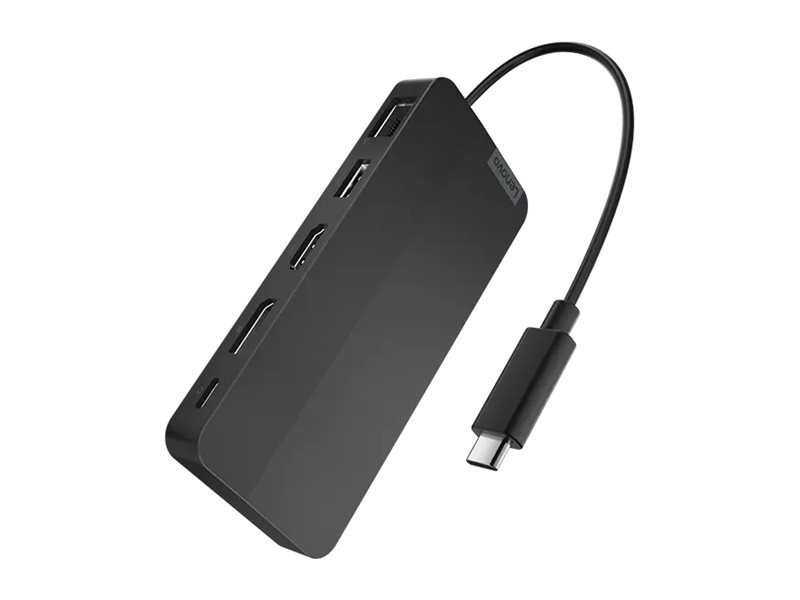 LENOVO USB-C Dual Display Travel Dock with 100W Adapter EU LENOVO USB-C Dual Display Travel Dock with 100W Adapter EU