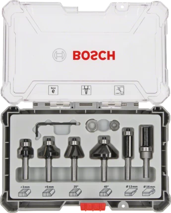BOSCH FraeserSet 6teilig