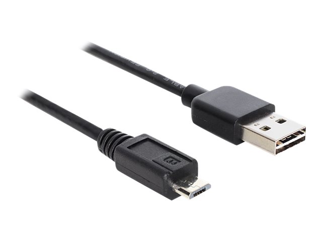 Delock Kabel EASY-USB 2.0 Typ-A Stecker > USB 2.0 Typ Micro-B Stecker 5 m schwar Delock Kabel EASY-USB 2.0 Typ-A Stecker > USB 2.0 Typ Micro-B Stecker 5 m schwar