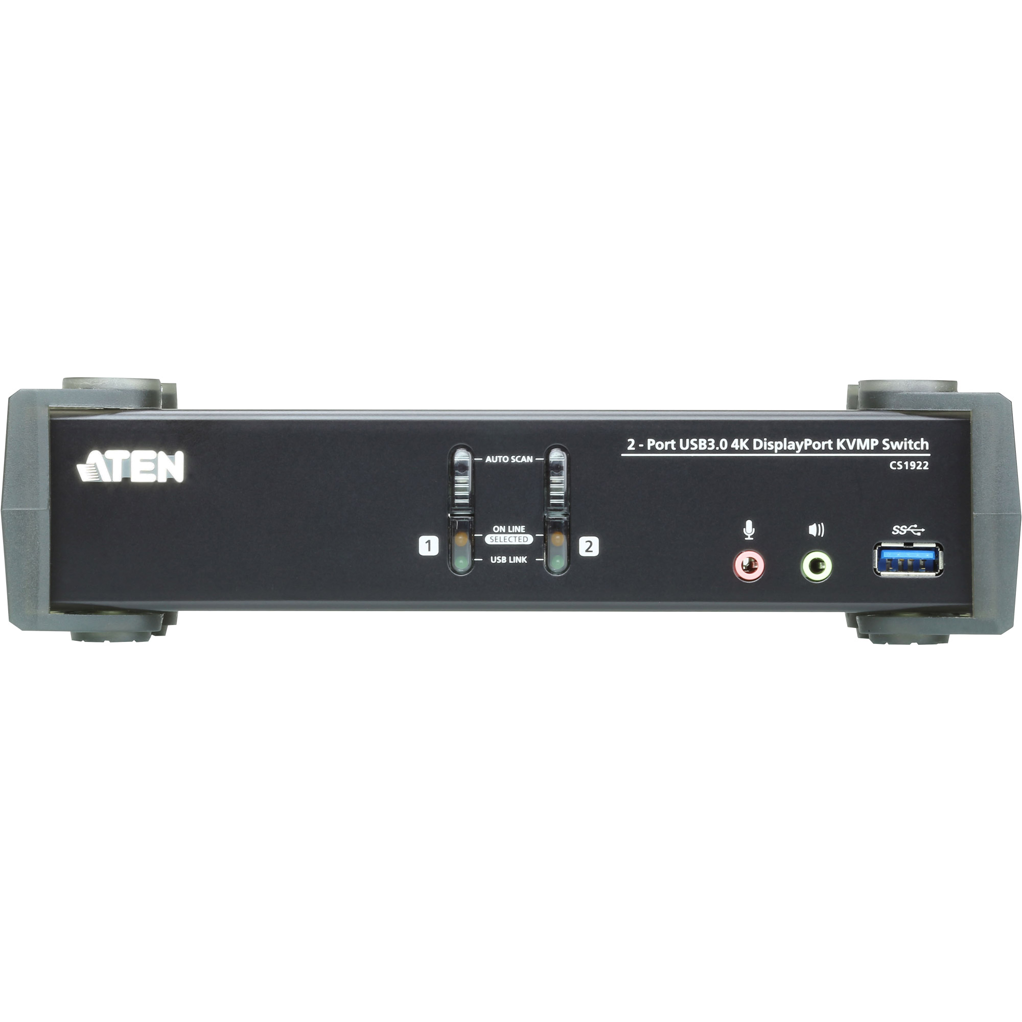 ATEN CS1922 KVMP Switch - KVM-/Audio-/USB-Switch - 2 Anschlüsse