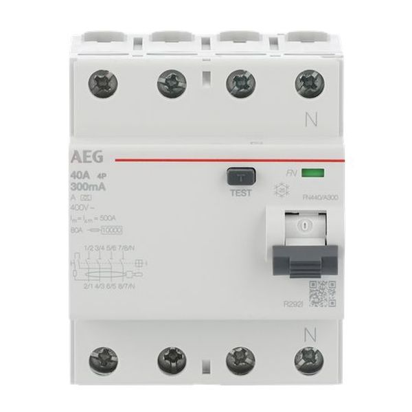 AEG BuschJägerFISchutzschalter FN440A300 4P Typ A 40A 300mA