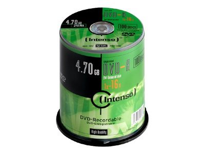 INTENSO DVD-R 4.7GB 16x (100) CB INTENSO DVD-R 4.7GB 16x (100) CB
