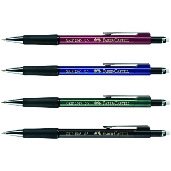 FABER-CASTELL GRIP 1345 Druckbleistift schwarz B 0,5 mm, 1 St. FABER-CASTELL GRIP 1345 Druckbleistift schwarz B 0,5 mm, 1 St.