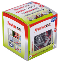 fischer DuoPower 6x50 S PH 2K 538260 Dübel mit Schrauben Ø 6 mm x 50 mm, 50 St