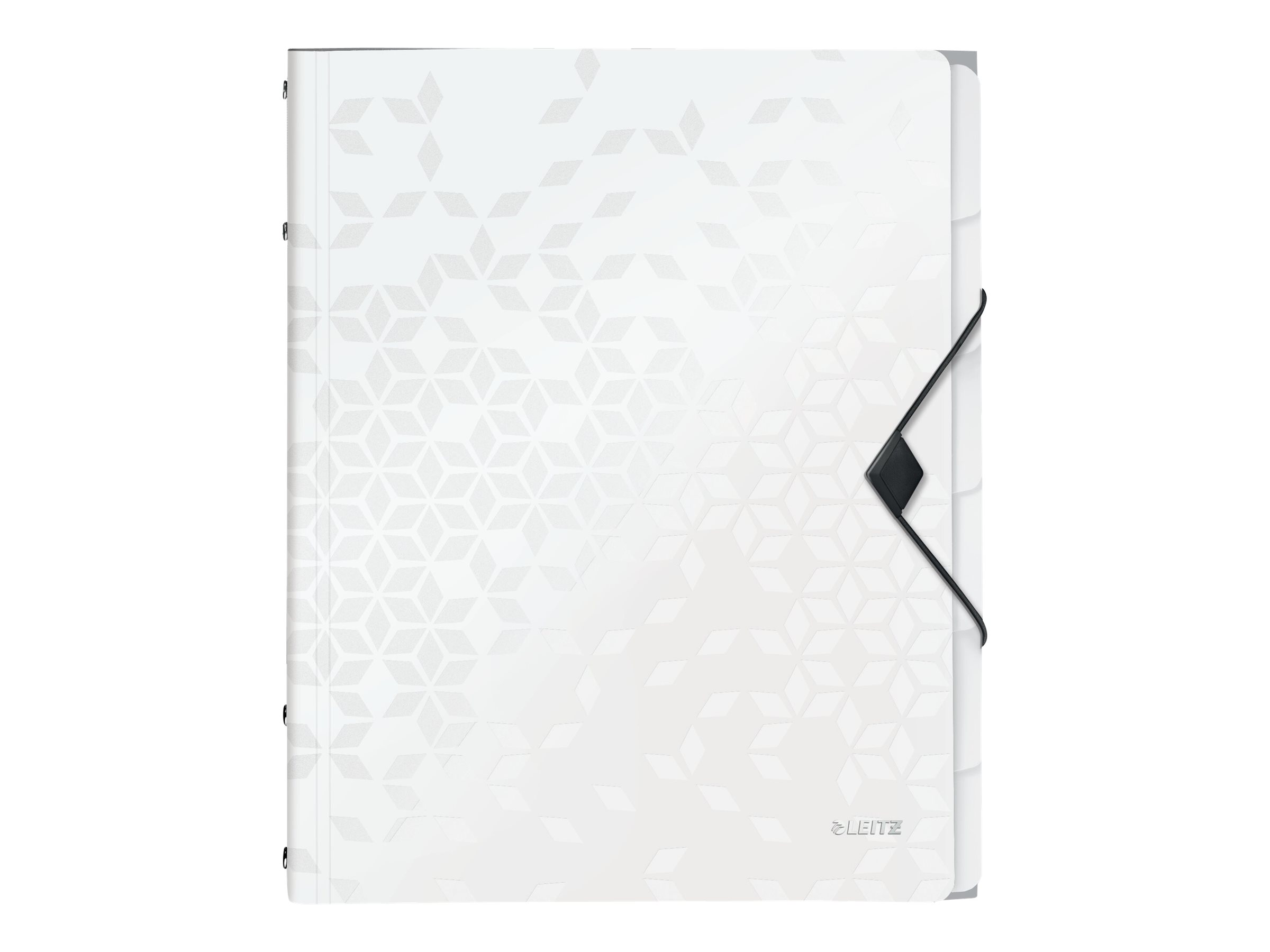 LEITZ Ordnungsmappe WOW 4633 6 Faecher weiss LEITZ Ordnungsmappe WOW 4633 6 Faecher weiss