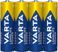 VARTA Batterie Mignon AA LR6 (4er Pack) Alkaline Longlife Power