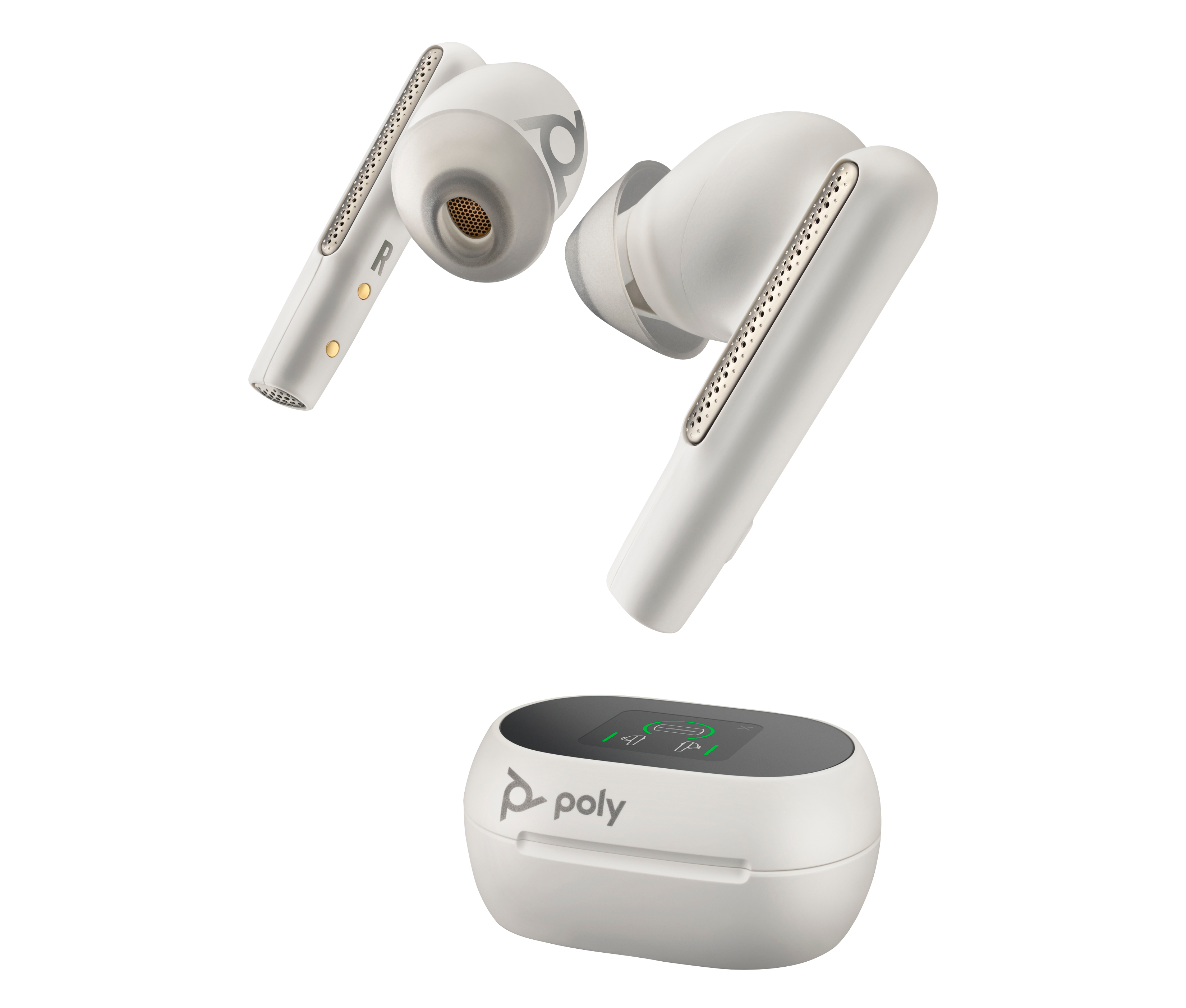 HP Poly Voyager Free 6060 White Earbuds 2 Pieces