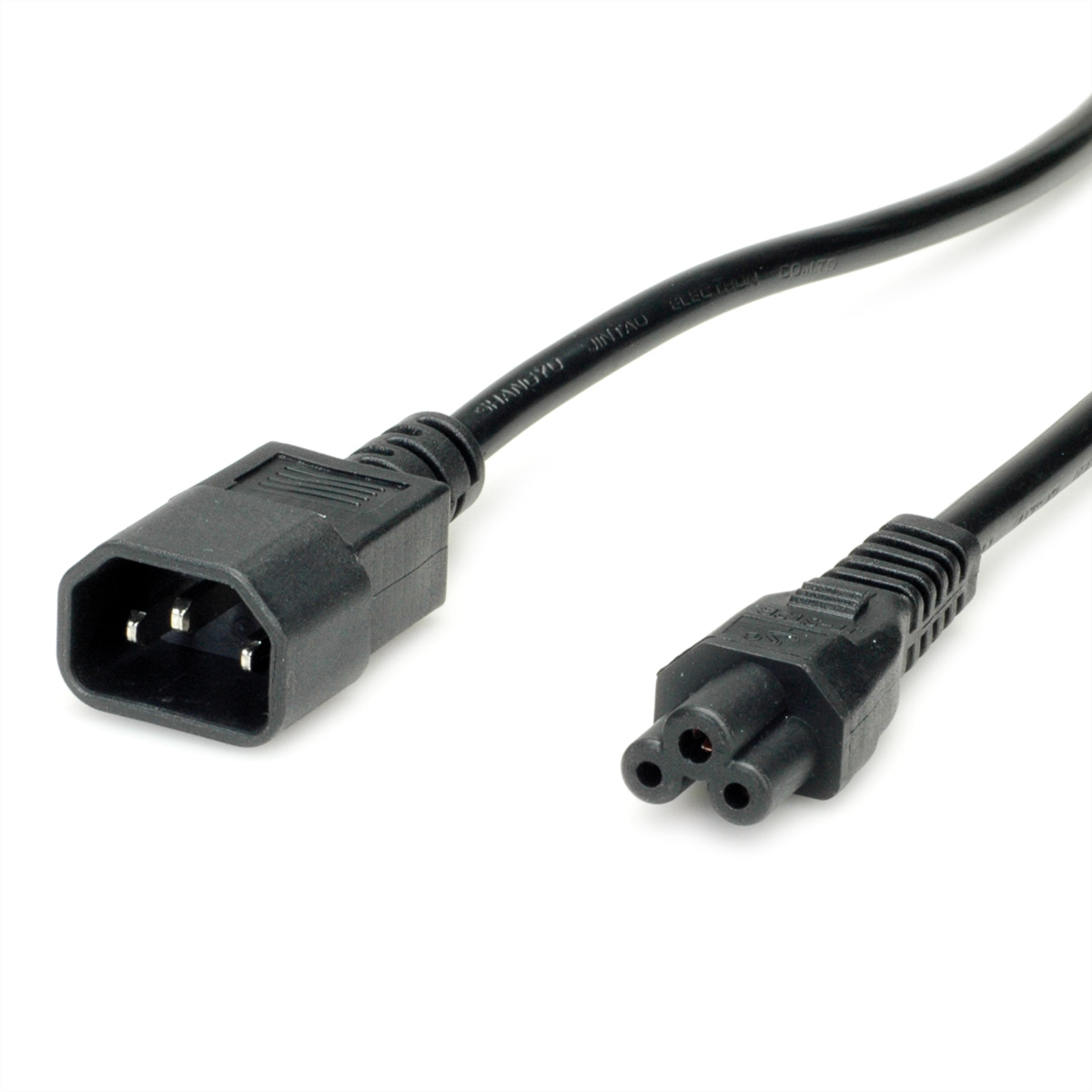 VALUE Netzkabel IEC320/C14 Stecker - C5 Buchse schwarz 1,8m VALUE Netzkabel IEC320/C14 Stecker - C5 Buchse schwarz 1,8m