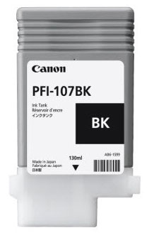 Canon PFI107 BK schwarz Druckerpatrone