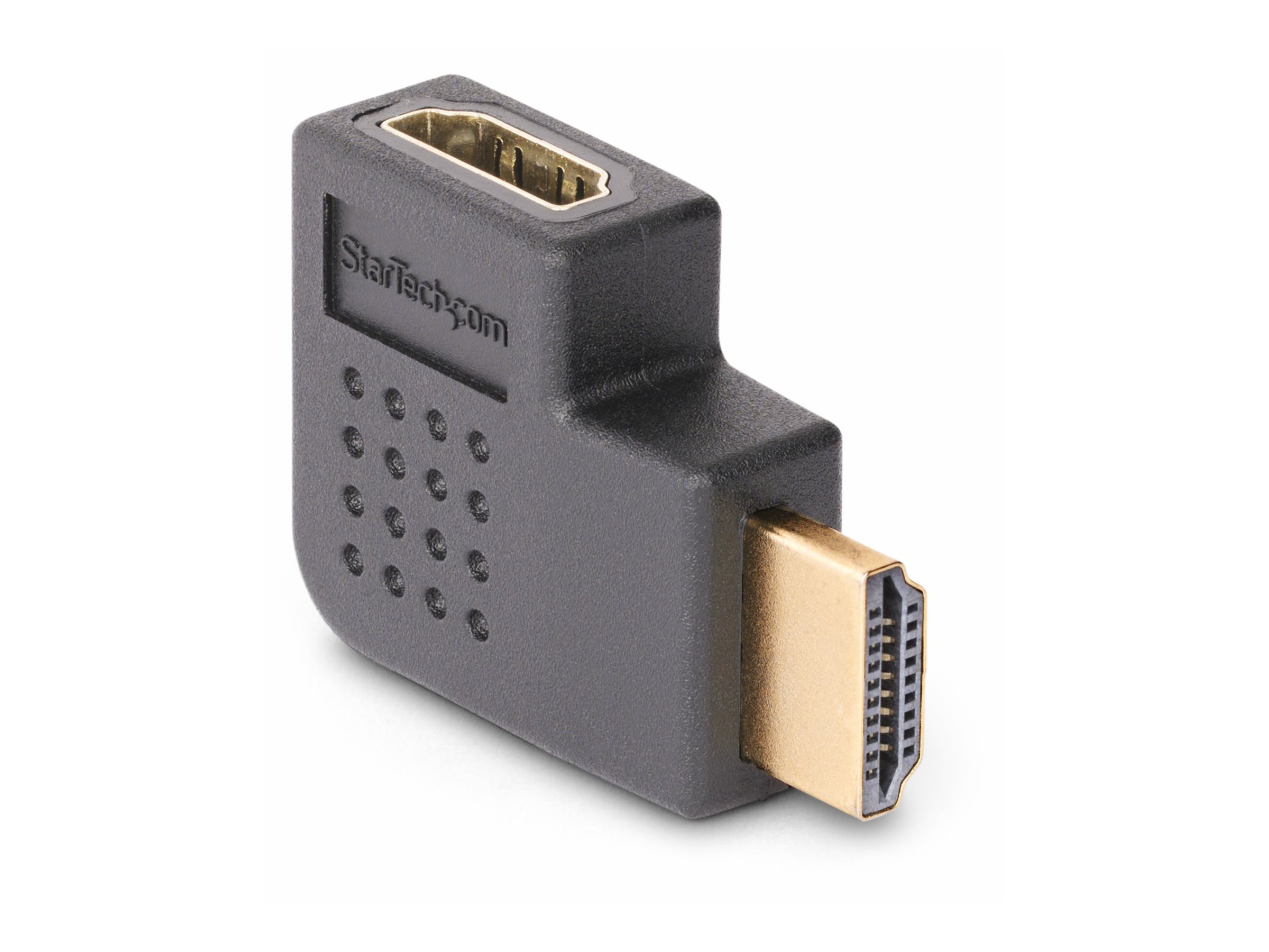 STARTECH.COM HDMI Winkelstecker Horizontaler 90 Grad HDMI 2.0 Port Saver/HDMI Adapter 4K 60Hz Steckeradapter/Verlängerung STARTECH.COM HDMI Winkelstecker Horizontaler 90 Grad HDMI 2.0 Port Saver/HDMI Adapter 4K 60Hz Steckeradapter/Verlängerung