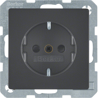 Berker Steckdose SCHUKO 47236086 anthrazit samt Q.x Berker Steckdose SCHUKO 47236086 anthrazit samt Q.x