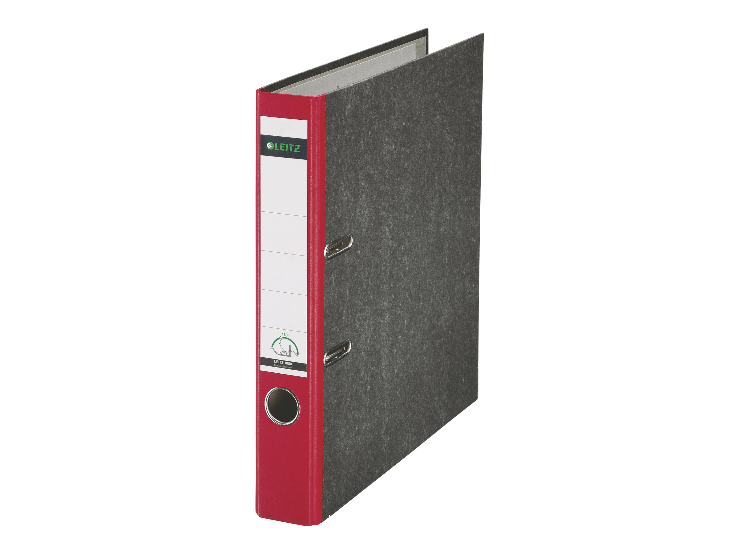 LEITZ 1050 Ordner rot marmoriert Karton 5,2 cm DIN A4 LEITZ 1050 Ordner rot marmoriert Karton 5,2 cm DIN A4
