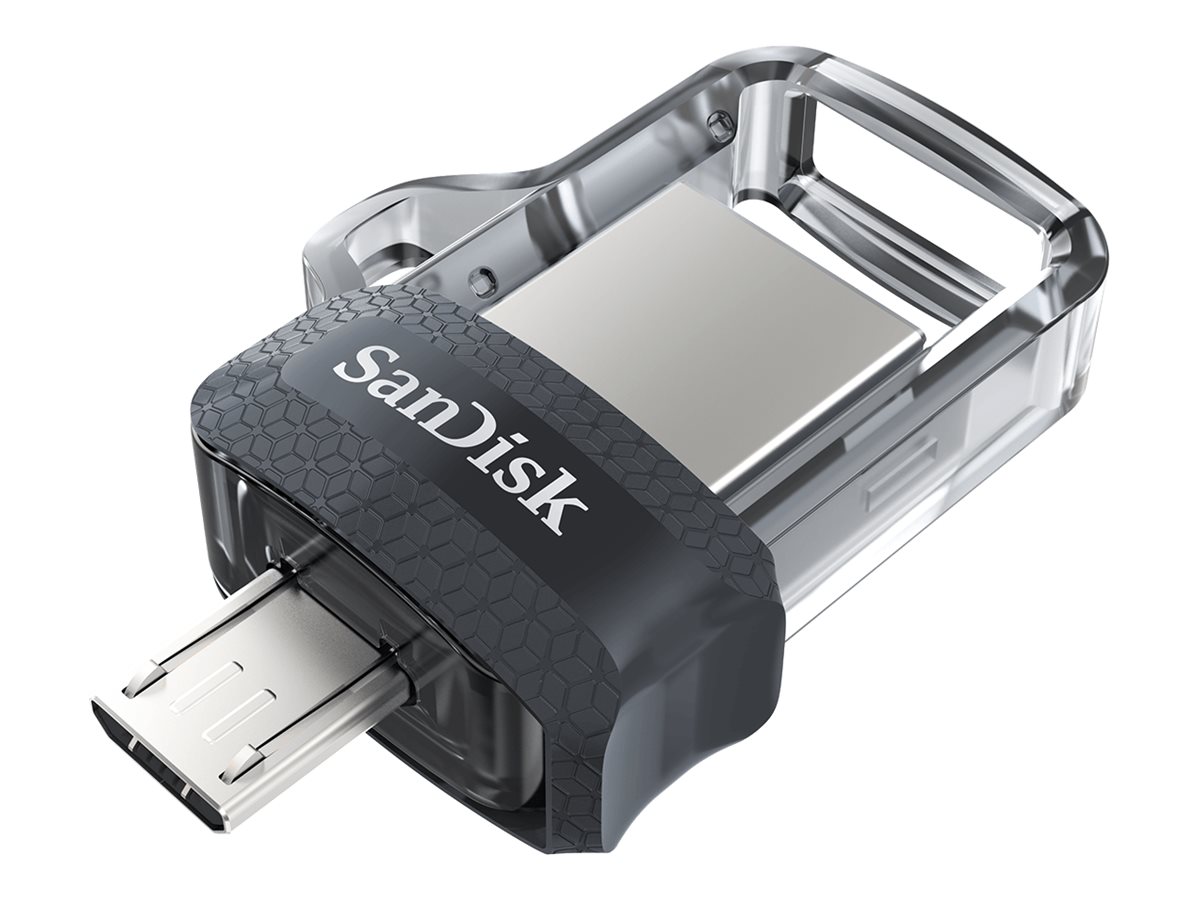 SanDisk USB-Stick Ultra Dual Drive M3.0 grau 64 GB