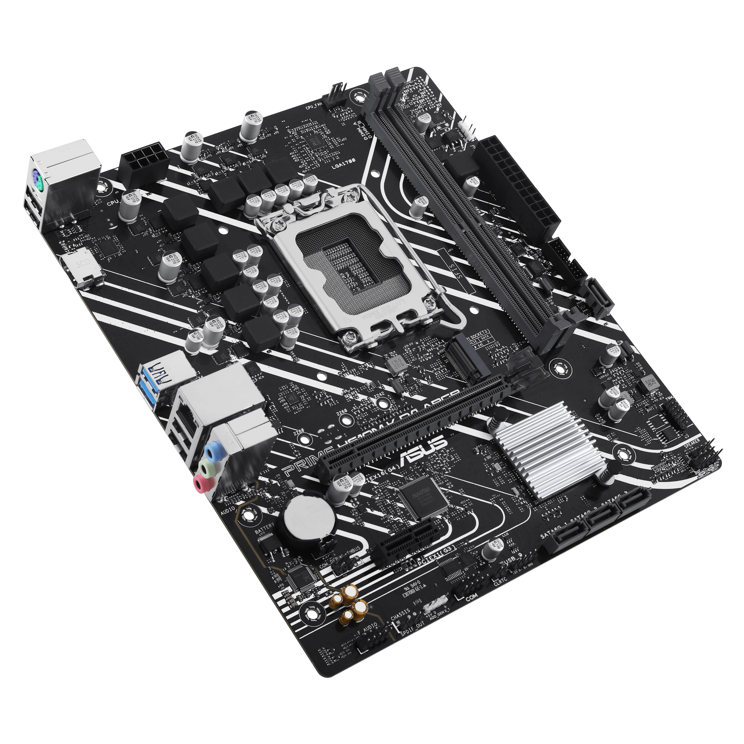 ASUS PRIME H610MK D4 ARGB LGA1700 microATX motherboard 2xDDR4 4xSATA PCIe 40 M2 slot