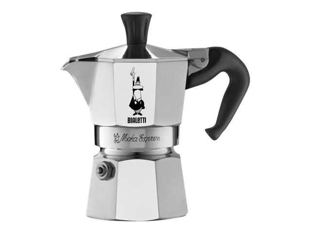 Bialetti Moka Express, Espressokocher fuer 2 Tassen