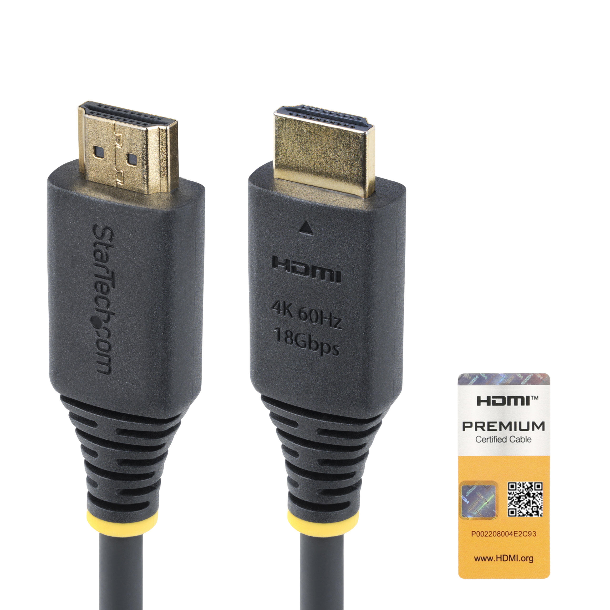 StarTech.com HDMI Cable 1m Premium Certified High Speed 4K60Hz
