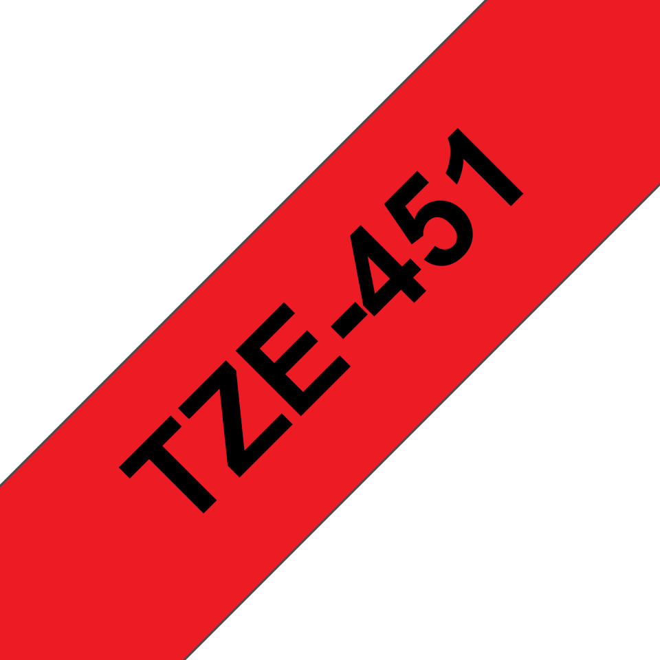 TZE451 BROTHER PT Schriftband 24mm rot