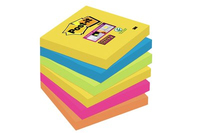 Post-it® Super Sticky Carnival Haftnotizen extrastark 6546SR farbsortiert, 6 Bloecke Post-it® Super Sticky Carnival Haftnotizen extrastark 6546SR farbsortiert, 6 Bloecke