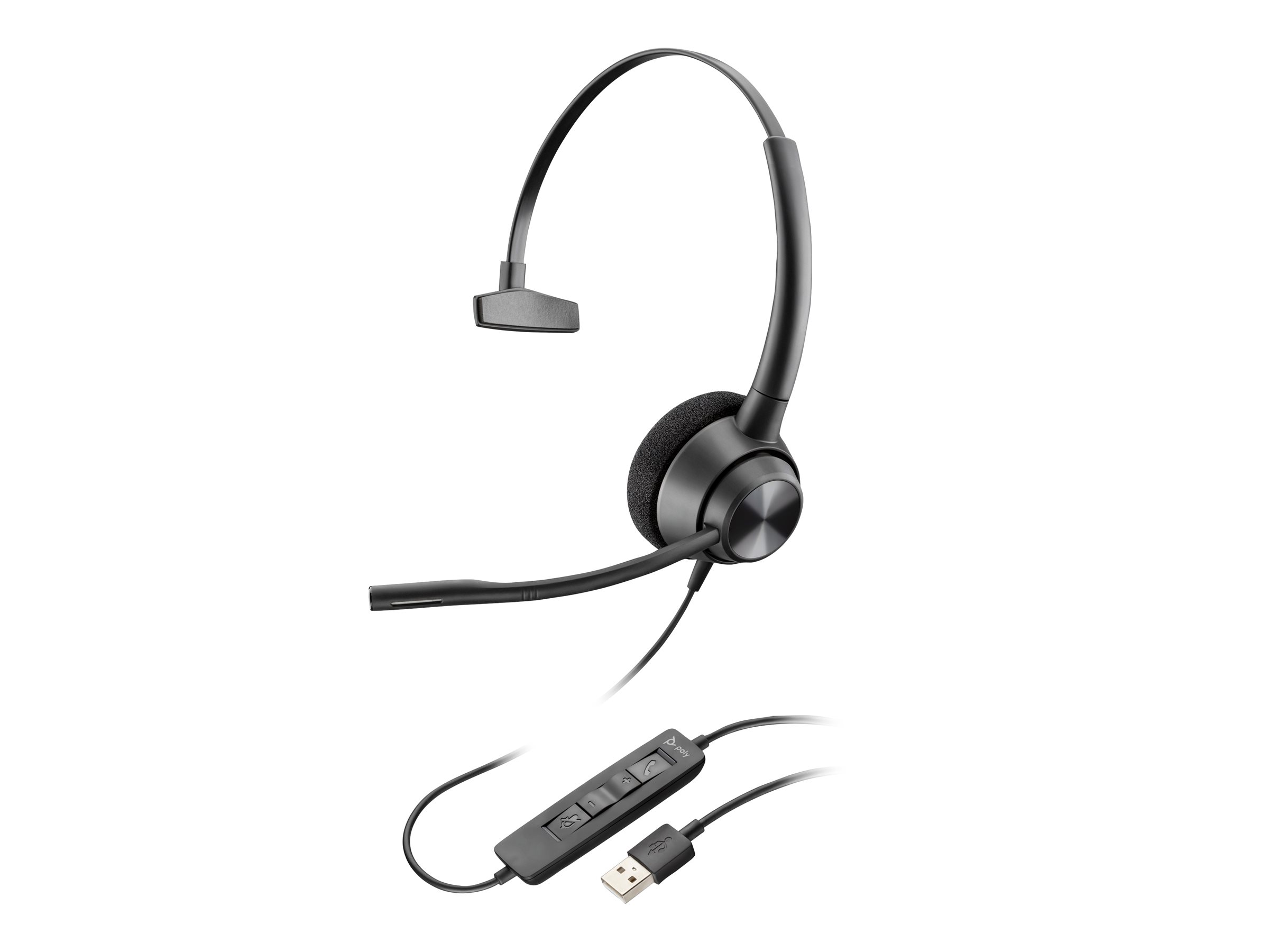 HP Poly EncorePro 310 Monaural USB-A Headset TAA HP Poly EncorePro 310 Monaural USB-A Headset TAA