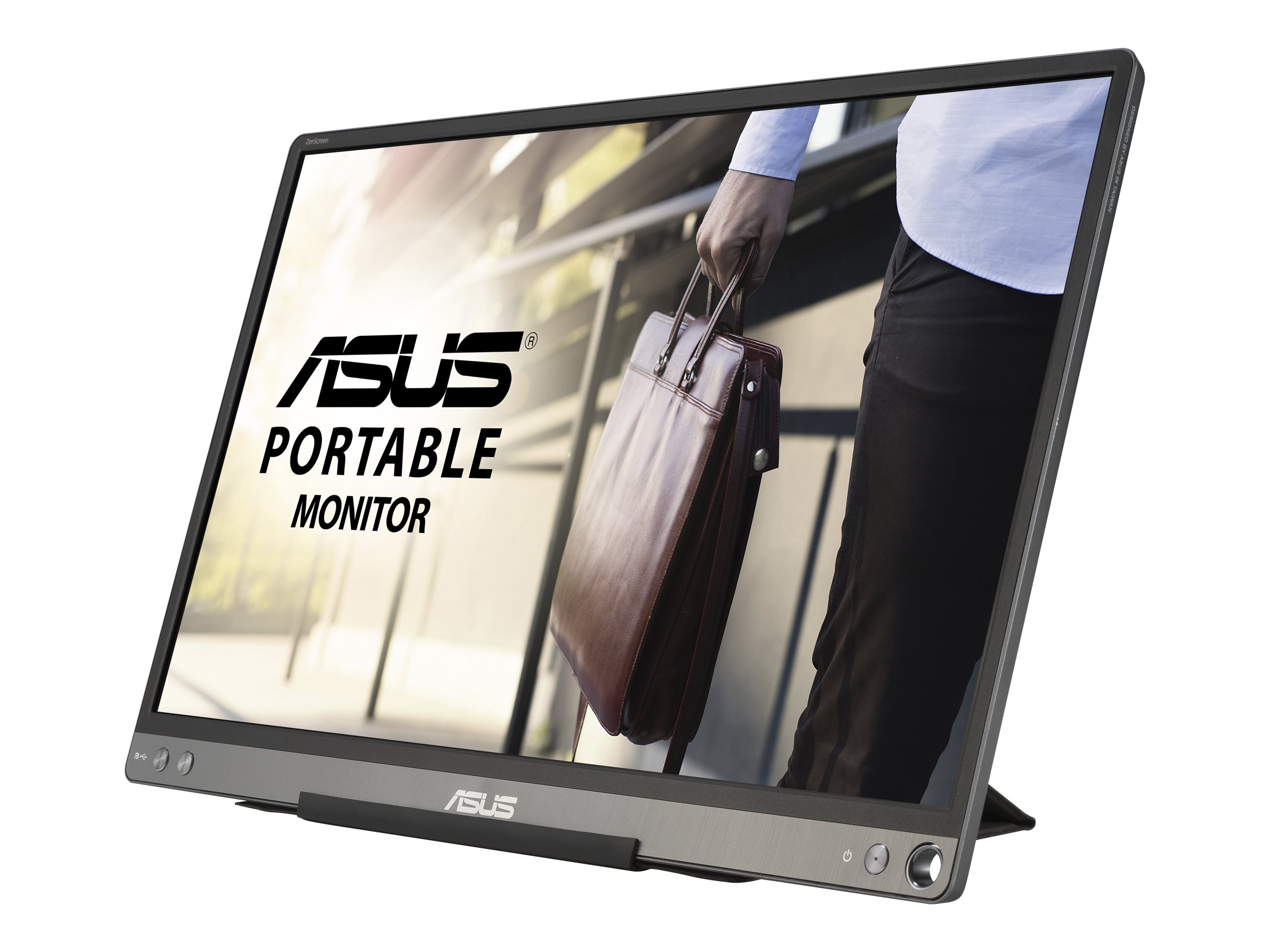 ASUS ZenScreen MB16ACE 39,62cm 15,6Zoll USB Type-C Portable Monitor FHD 1920x1080 IPS Flicker free Low Blue Light TUV certified