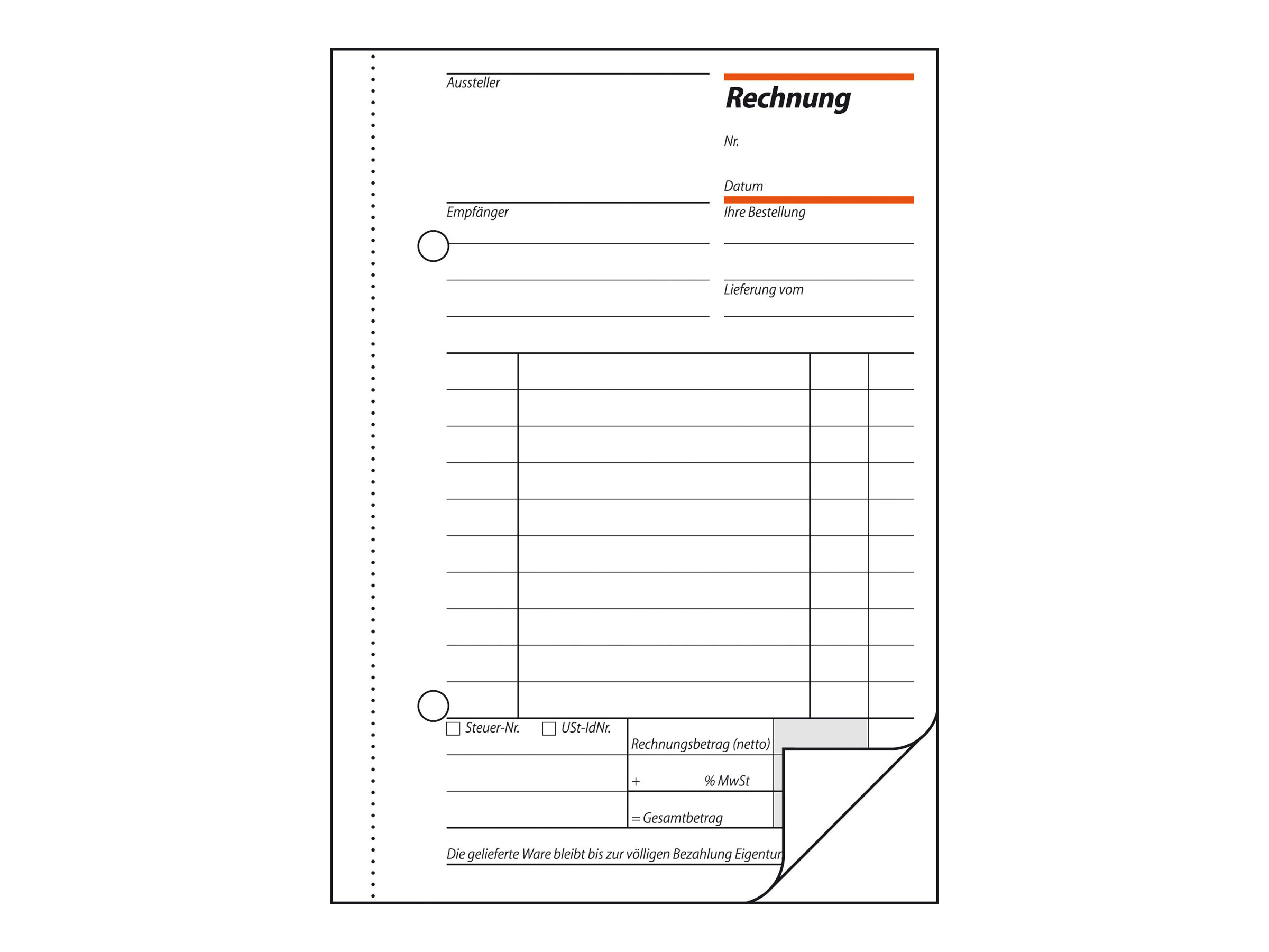 SIGEL Rechnung Formularbuch RE625, 1 St