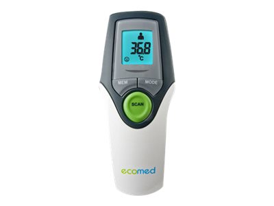ecomed® by medisana TM-65E Infrarot-Stirnthermometer weiss ecomed® by medisana TM-65E Infrarot-Stirnthermometer weiss