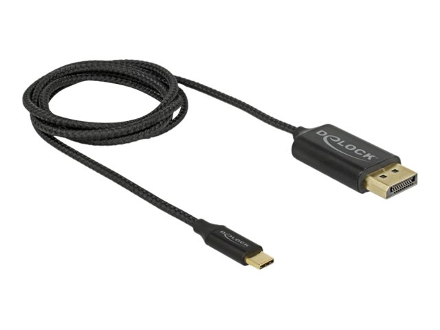 Delock Kabel USB Type-C Stecker > DP Stecker DP-Alt Mode 4K 60 Hz 1 m Delock Kabel USB Type-C Stecker > DP Stecker DP-Alt Mode 4K 60 Hz 1 m