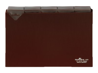 DURABLE Karteikartenregister A-Z, blanko, Jan.-Dez., 0-31 braun