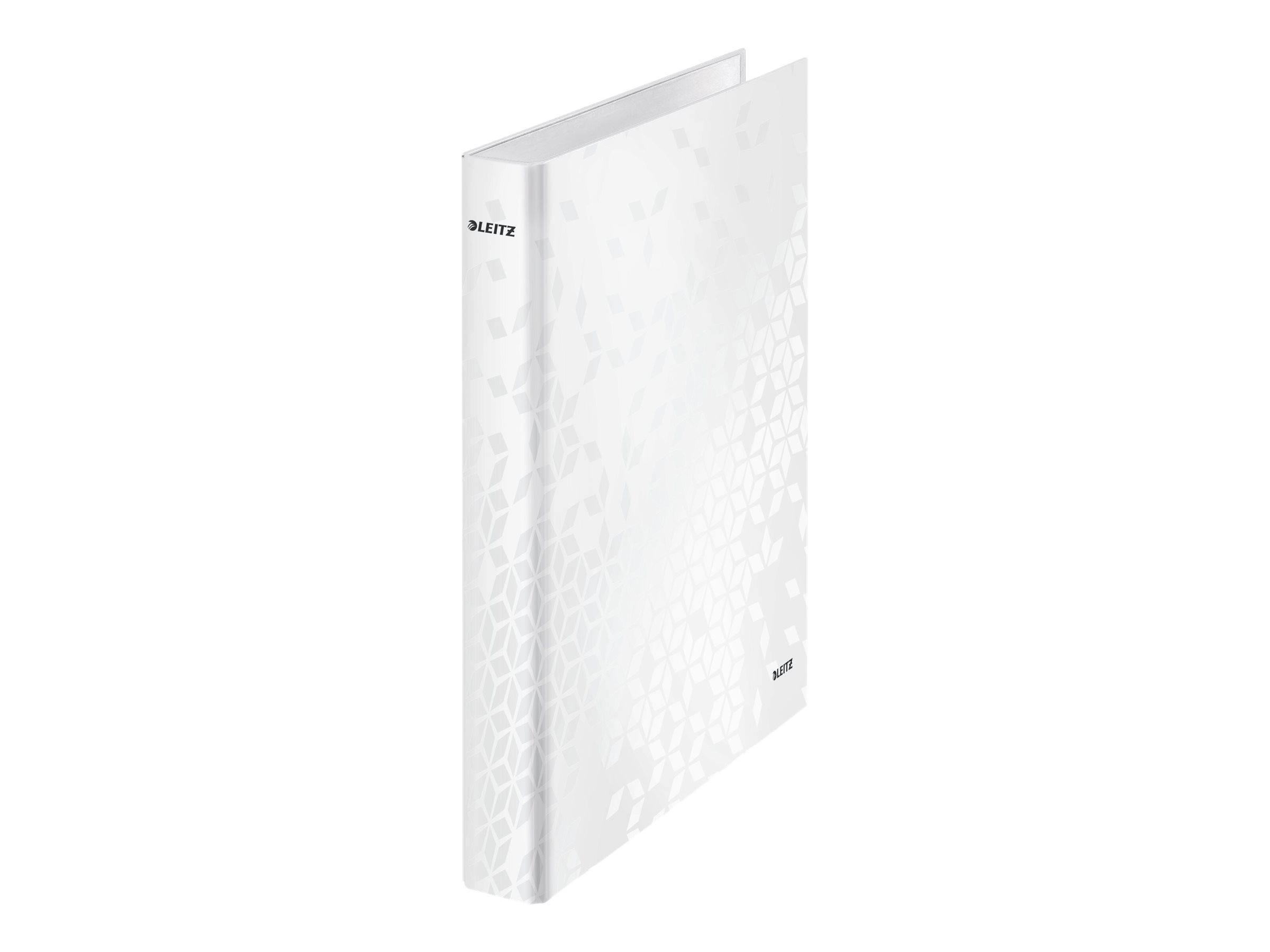 LEITZ WOW Ringbuch 2-Ringe perlweiss 4,0 cm DIN A4 LEITZ WOW Ringbuch 2-Ringe perlweiss 4,0 cm DIN A4