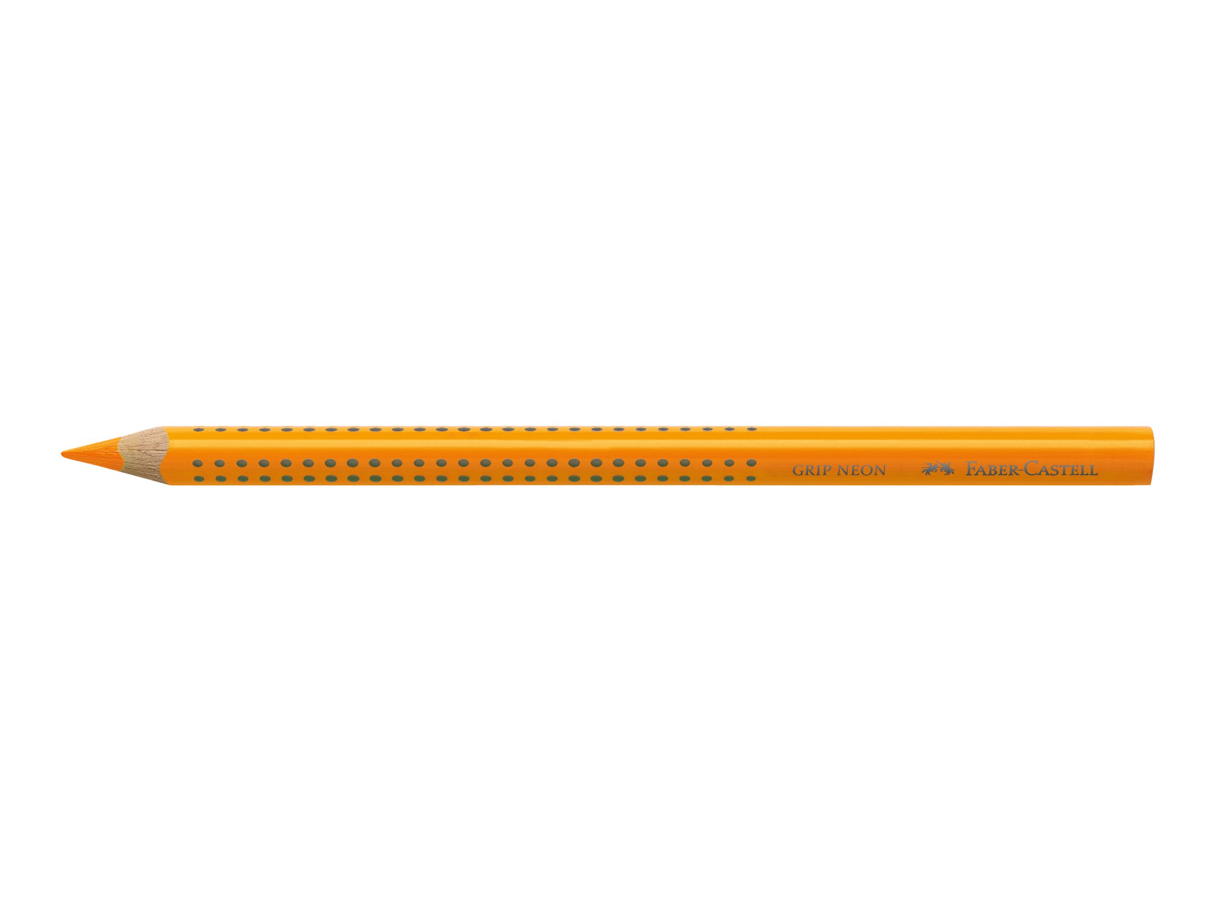FABER-CASTELL Jumbo Grip neon Buntstift orange, 1 St. FABER-CASTELL Jumbo Grip neon Buntstift orange, 1 St.