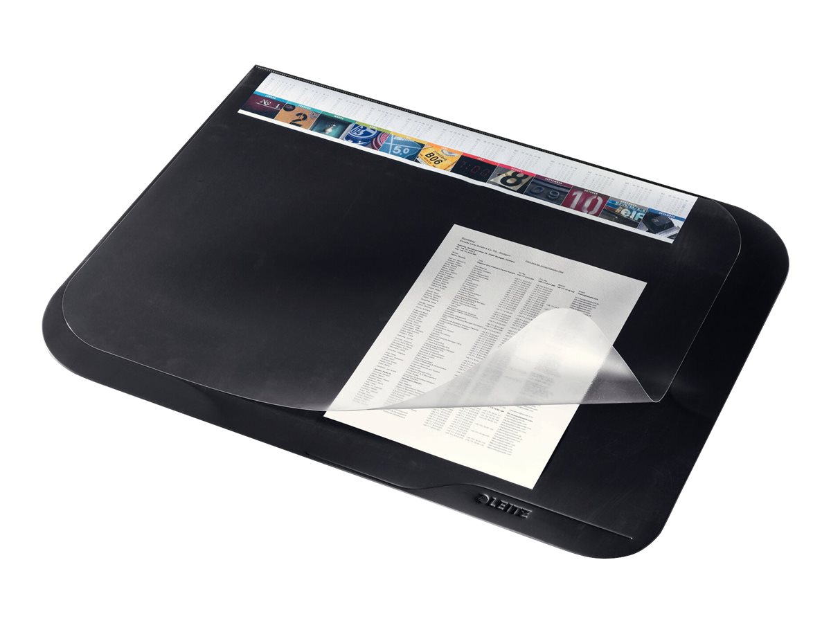 LEITZ Schreibtischunterlage schwarz Kunststoff 65,0 x 50,0 cm, 1 St.